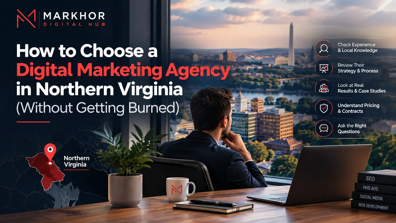 How to choose a digital marketing agency in Northern Virginia, with tips for evaluating services, results, and pricing.