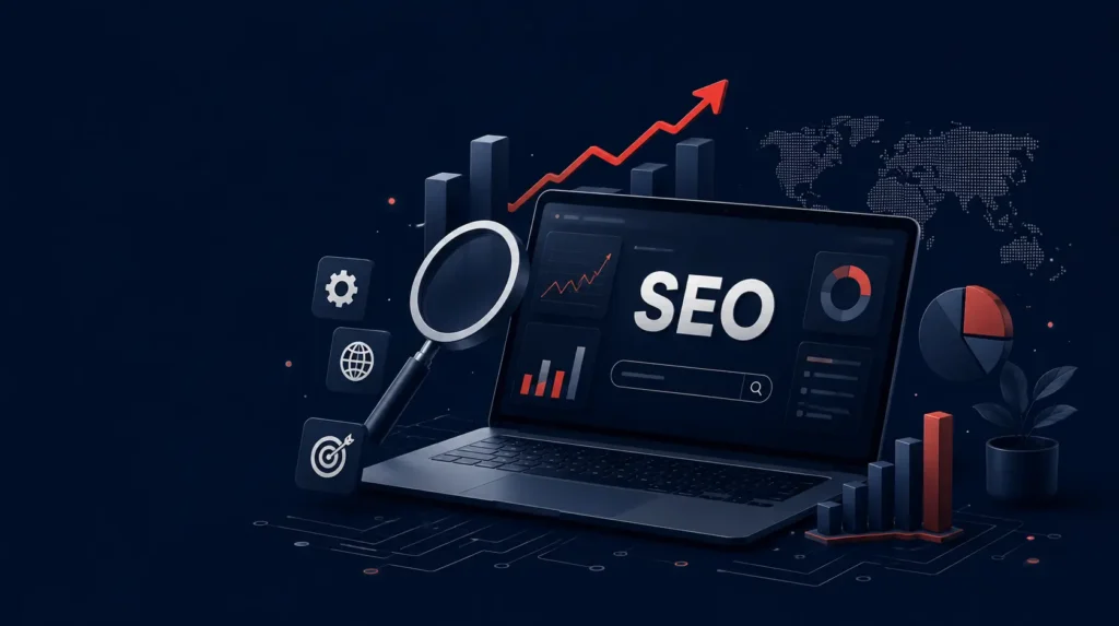 SEO services dashboard for Loudoun County businesses